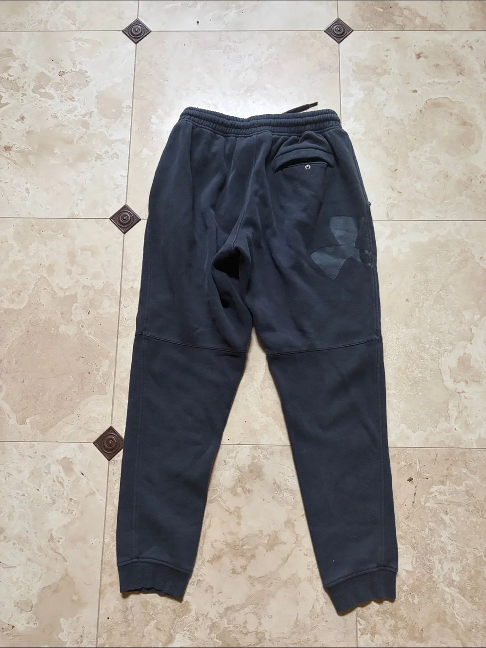 Under Armour Men's Black Joggers with Subtle Logo